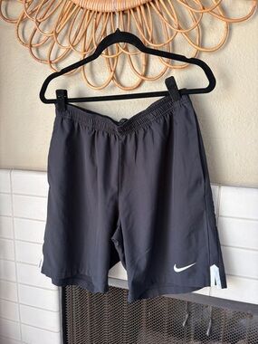 Nike Black Men's Athletic Training Shorts with Swoosh